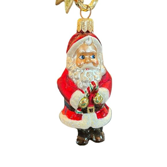 Christopher Radko 1999 Jolly Couple Two Sided Christmas Ornament 99-967-0 Gem - Picture 2 of 3